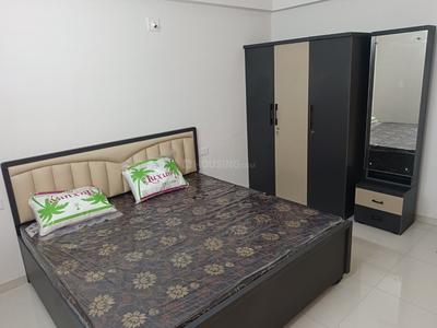 Bedroom Image of 2150 Sq.ft 3 BHK Apartment / Flat for rent in Shree Sharanam Sky, Sargasan Gandhinagar for Rs. 27000