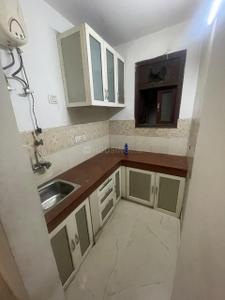 Kitchen Image of 550 Sq.ft 1 BHK Apartment / Flat for rent in Swaraj Homes Block K Saket RWA, Said-Ul-Ajaib New Delhi for Rs. 14000