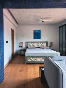 Bedroom Image of 580 Sq.ft 1 BHK Apartment / Flat for rent in Veera Prestige, Candolim Goa for Rs. 55000
