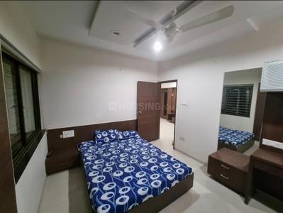 Bedroom Image of 1200 Sq.ft 3 BHK Apartment / Flat for rent in Ghanshyam Nagar Rajkot for Rs. 35000