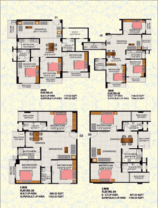 Image of 1202 Sq.ft 2 BHK Apartment / Flat for sale in Nutan Umesh Elite, Ashopur, Patna for Rs. 6369600