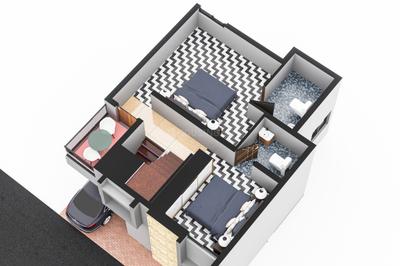 Image of 1040 Sq.ft 3 BHK Farm House for sale in Thodukadu, Chennai for Rs. 5600000