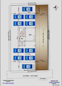 Floor Plan Image of 1680 Sq.ft 3 BHK Apartment / Flat for sale in Anna Nagar Chennai for Rs. 34000000