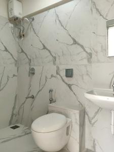 Bedroom Two Image of 800 Sq.ft 3 BHK Apartment / Flat for rent in Swastik Platinum, Vikhroli East Mumbai for Rs. 72000