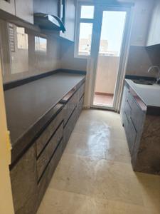 Kitchen Image of 2400 Sq.ft 4 BHK Apartment / Flat for rent in Rishita Manhattan, Gomti Nagar Extension Lucknow for Rs. 55000