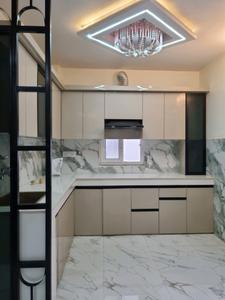 Kitchen Image of 900 Sq.ft 3 BHK Apartment / Flat for sale in Hans Builders Floor, Dwarka Mor New Delhi for Rs. 6800000