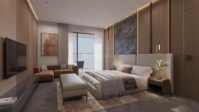 Bedroom Image of 8358 Sq.ft 5 BHK Apartment / Flat for sale in Riviera Palacio, Shela Ahmedabad for Rs. 50148000