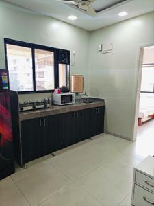 Kitchen Image of 900 Sq.ft 1 BHK Apartment / Flat for rent in Swojas Serene Bay, Koregaon Park Pune for Rs. 50000