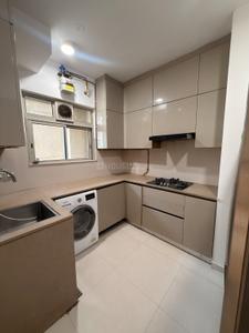 Kitchen Image of 550 Sq.ft 1 BHK Apartment / Flat for rent in One Hiranandani Park, Thane West Thane for Rs. 45000