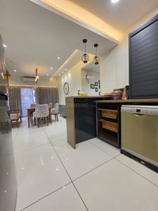 Kitchen Image of 1600 Sq.ft 3 BHK Apartment / Flat for rent in Darshanam Club Life, Undera Vadodara for Rs. 55000