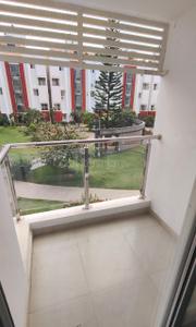 Balcony Image of 2450 Sq.ft 3 BHK Apartment / Flat for rent in Habitat Crest, K R Puram Bengaluru for Rs. 100000