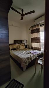 Bedroom Image of 650 Sq.ft 1 BHK Apartment / Flat for rent in Krishna Heights, Ghansoli Navi Mumbai for Rs. 45000