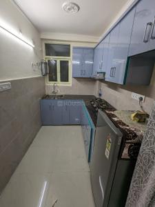 Kitchen Image of 915 Sq.ft 2 BHK Apartment / Flat for rent in Antriksh India Antriksh NRI City, BHEL Township Haridwar for Rs. 18000