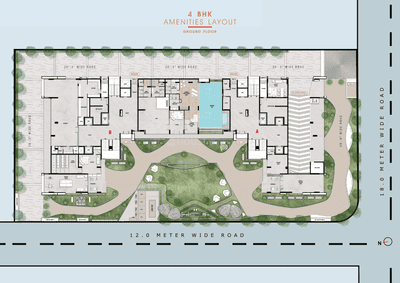 Image of 4646 Sq.ft 4 BHK Apartment / Flat for sale in Aaron Elinor 108, Thaltej, Ahmedabad for Rs. 44700000