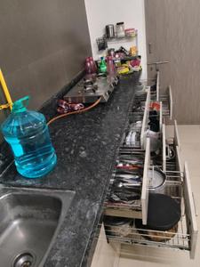 Kitchen Image of 1730 Sq.ft 3 BHK Apartment / Flat for rent in Gota Ahmedabad for Rs. 43000