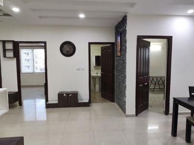 Living Room Image of 1501 Sq.ft 3 BHK Apartment / Flat for rent in GM E City Town, Bommasandra Bengaluru for Rs. 28000