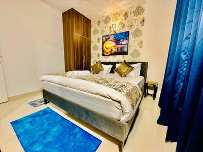 Bedroom Image of 1450 Sq.ft 3 BHK Apartment / Flat for rent in Omaxe The Palace, Gomti Nagar Lucknow for Rs. 55000
