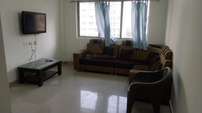 Living Room Image of 600 Sq.ft 1 BHK Apartment / Flat for rent in Godrej Garden City, Gota Ahmedabad for Rs. 22000