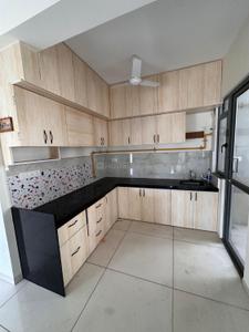 Kitchen Image of 1510 Sq.ft 3 BHK Apartment / Flat for rent in Adani Amogha, Shantigram Ahmedabad for Rs. 28000