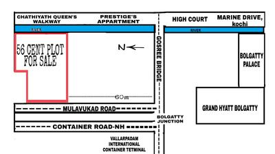 Image of 24369 Sq.ft Residential Plot / Land for sale in Mulavukad, Kochi for Rs. 170000000