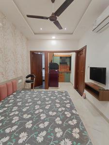 Bedroom Image of 250 Sq.ft 1 RK Builder Floor for rent in Mahalakshmi Nagar Indore for Rs. 12999