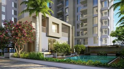 Image of 1050 Sq.ft 2 BHK Apartment / Flat for rent in Yashada Splendid Courtyard, Lohegaon, Pune for Rs. 30000