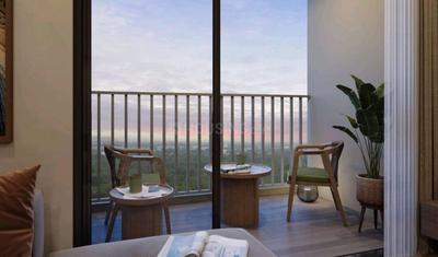 Balcony Image of 1216 Sq.ft 2 BHK Apartment / Flat for sale in Goyal Orchid Life by Goyal &amp; co | Hariyana Group, Gunjur Palya Bengaluru for Rs. 17600000