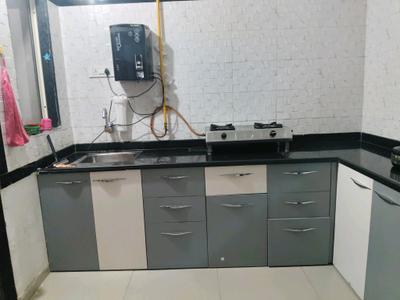 Kitchen Image of 900 Sq.ft 1.5 BHK Apartment / Flat for sale in Godrej Garden City, Jagatpur Ahmedabad for Rs. 4500000