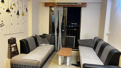 Hall Image of 850 Sq.ft 1 BHK Apartment / Flat for rent in Applewoods Satyesh Residency, Shela Ahmedabad for Rs. 21500