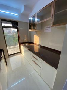 Kitchen Image of 550 Sq.ft 1 BHK Apartment / Flat for sale in Mira Road East Mira Bhayandar for Rs. 6300000