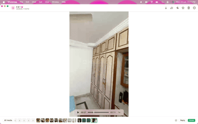 Bedroom Image of 1200 Sq.ft 2 BHK Apartment / Flat for rent in Adajan Surat for Rs. 21000