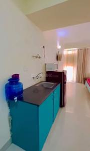 Kitchen Image of 350 Sq.ft 1 RK Apartment / Flat for rent in Habitech Panchtatva Phase 1, Noida Extension Greater Noida for Rs. 17000