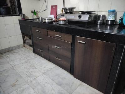 Kitchen Image of 550 Sq.ft 1 BHK Apartment / Flat for sale in Vijay Nagari Apartments, Thane West Thane for Rs. 6300000