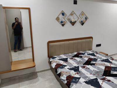 Bedroom Image of 3451 Sq.ft 4 BHK Apartment / Flat for rent in Shlokam Sharnam, Sargasan Gandhinagar for Rs. 45000
