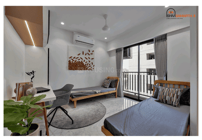 Bedroom Image of 1802 Sq.ft 3 BHK Apartment / Flat for sale in Digja Shiv Samarth 2, Adajan Surat for Rs. 5500000