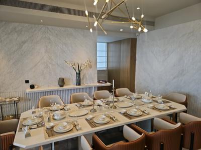 Dining Area Image of 2248 Sq.ft 4 BHK Apartment / Flat for sale in Bhoomi Simana Building 2, Parel Mumbai for Rs. 100000000
