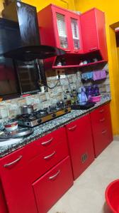Kitchen Image of 1300 Sq.ft 3 BHK Apartment / Flat for sale in Dhakuria Kolkata for Rs. 9500000