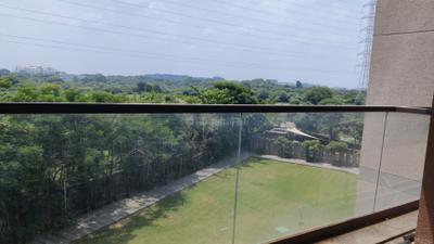 Balcony Image of 2500 Sq.ft 4 BHK Apartment / Flat for rent in Tulsi Xperia And Sky Forest, Bhat Ahmedabad for Rs. 40000