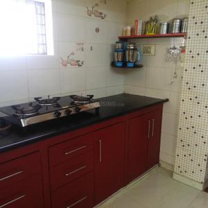 Kitchen Image of 1150 Sq.ft 3 BHK Duplex for sale in Karelibagh Vadodara for Rs. 6500000