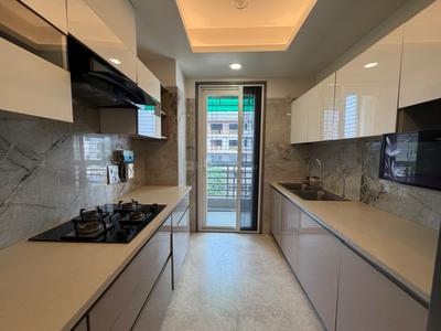 Kitchen Image of 1900 Sq.ft 3 BHK Builder Floor for rent in Sector 42 Gurgaon for Rs. 115000
