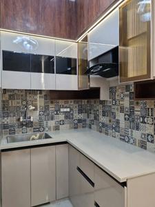 Kitchen Image of 400 Sq.ft 1 BHK Apartment / Flat for sale in Hans Builders Floor, Razapur Khurd New Delhi for Rs. 2500000
