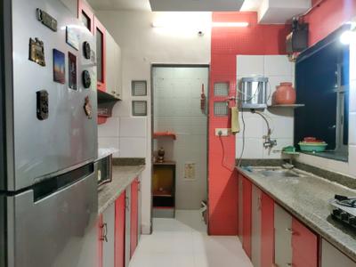 Kitchen Image of 905 Sq.ft 2 BHK Apartment / Flat for rent in Swastik Palm, Thane West Thane for Rs. 36000