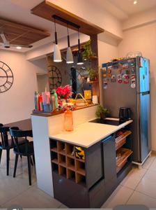Kitchen Image of 1650 Sq.ft 3 BHK Apartment / Flat for rent in Goyal Orchid Whitefield, Whitefield Bengaluru for Rs. 77000