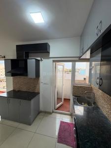 Kitchen Image of 1215 Sq.ft 3 BHK Apartment / Flat for rent in Zen Indraprastha by Pratham, Mahalakshmi Layout Bengaluru for Rs. 65000