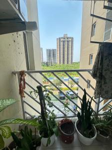 Balcony Image of 1220 Sq.ft 3 BHK Apartment / Flat for sale in Unitech Uniworld City, New Town Kolkata for Rs. 11000000