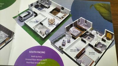 Image of 1848 Sq.ft 3 BHK Duplex for sale in Patrapada, Bhubaneswar for Rs. 8500000