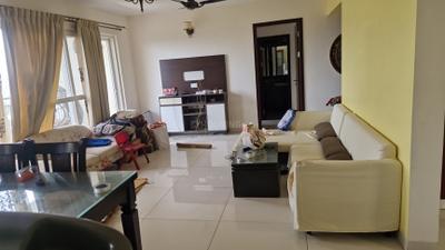 Living Room Image of 1970 Sq.ft 3 BHK Apartment / Flat for rent in Spectra Palmwoods, Brookefield Bengaluru for Rs. 68000