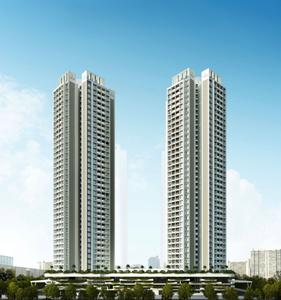 Image of 1200 Sq.ft 2 BHK Apartment / Flat for sale in Aurum Q Residences, Ghansoli, Navi Mumbai for Rs. 20000000