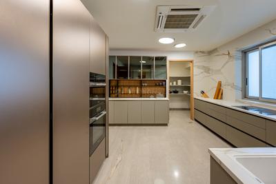 Kitchen Image of 10000 Sq.ft 4 BHK Apartment / Flat for sale in Armaan The Waterfall, Ambli Ahmedabad for Rs. 124400000