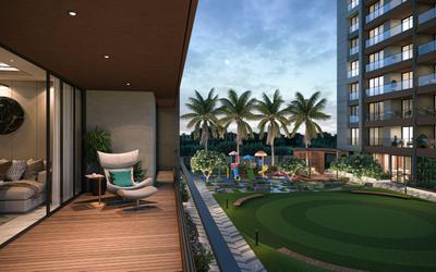 Balcony Image of 2050 Sq.ft 3 BHK Apartment / Flat for sale in Palanpur Surat for Rs. 8600000